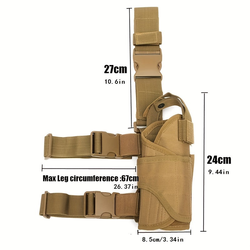 Tactical Tornado Drop Leg Holster for Universal Pistol, Ideal for Outdoor CS, Play, and Cosplay