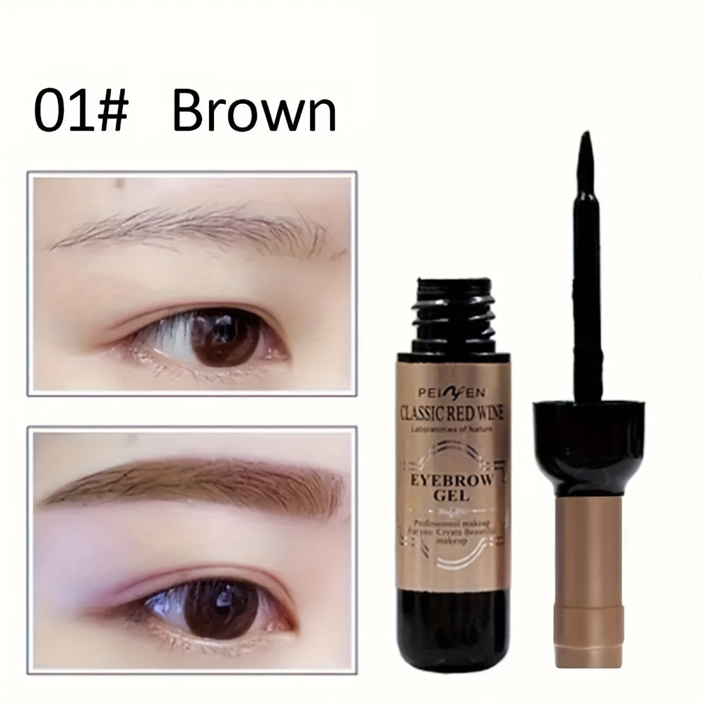 Tinted eyebrow gel for long-lasting, waterproof, easy application, and perfectly defined brows - 1 bottle.