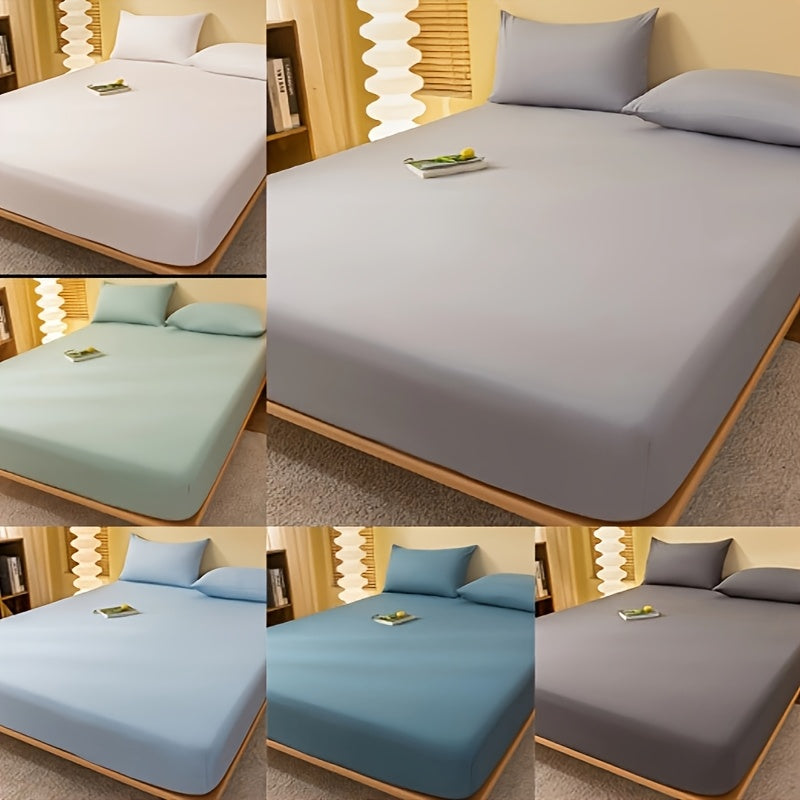 Soft fitted sheet that is dustproof and stainproof, washable, warm, breathable, comfortable, and multifunctional mattress protector. Perfect for bedroom, guest room, apartment, or school. Ideal for use all year round.