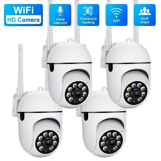 1080P PTZ WiFi Camera with Smart HD Night Vision, Remote Voice Control & Smart Tracking - Powered by USB