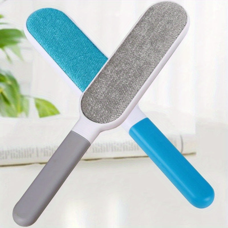 Lint Remover Brush with Static Cling Technology - Perfect for Wool Coats, Blankets, Quilts, Carpets - No Batteries Needed - Great for Bedroom, Floors, Fabrics - Ergonomic Handle - Easy Floor Maintenance - Ideal for Clothes