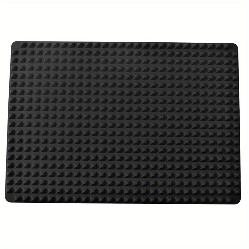 Durable Non-Stick Silicone Pyramid Cooking Mat for Baking, Microwave Oven, and Pastry - Convenient Cleanup and Long-lasting