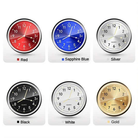 High-end car owners can decorate their dashboard with a glow-in-the-dark decorative clock.