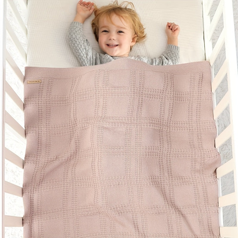 Versatile Solid Color Kids Blanket - Ideal for Boys & Girls, Great for Home, Parties & Travel - Hand Wash recommended - Available in Light Green, Cream, Pink