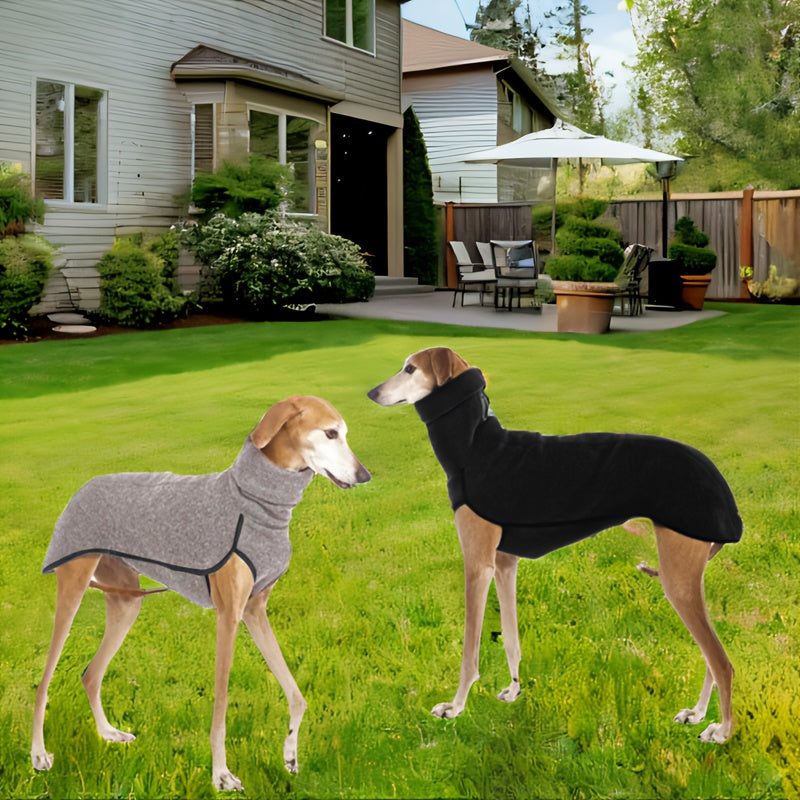 Warm, windproof vest for large dogs - ideal for fall and winter.