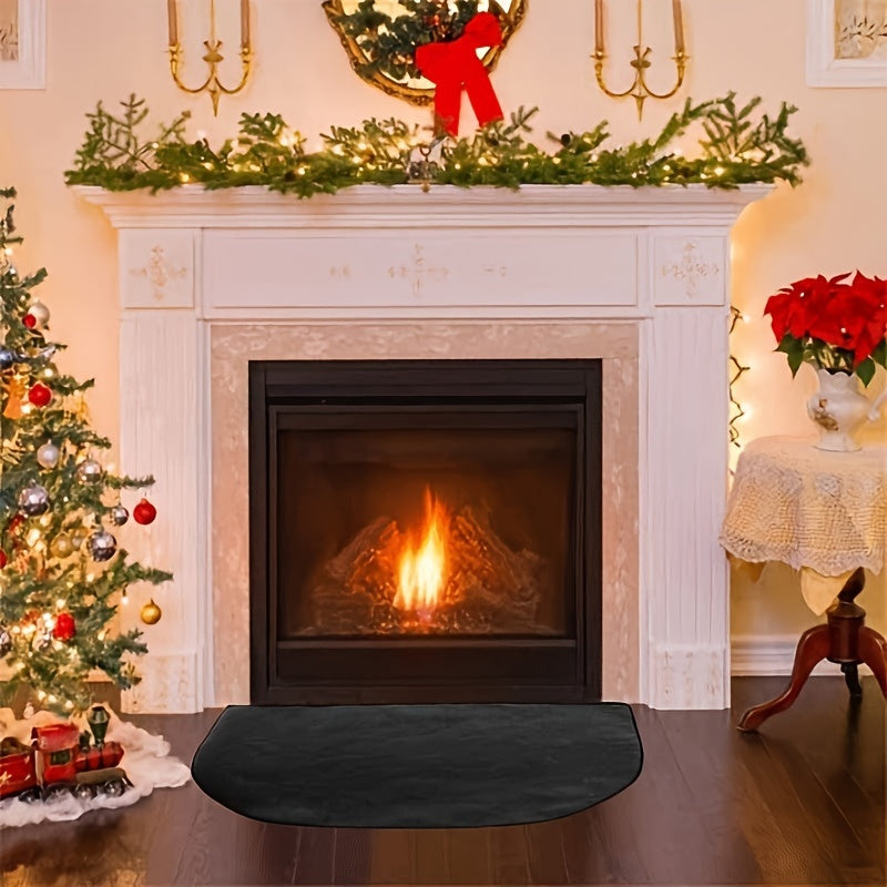 Silicone Flame Retardant Mat for High-Temperature Fireplace Protection, Wood Stove Carpet Guard, and Heat Insulation Blanket