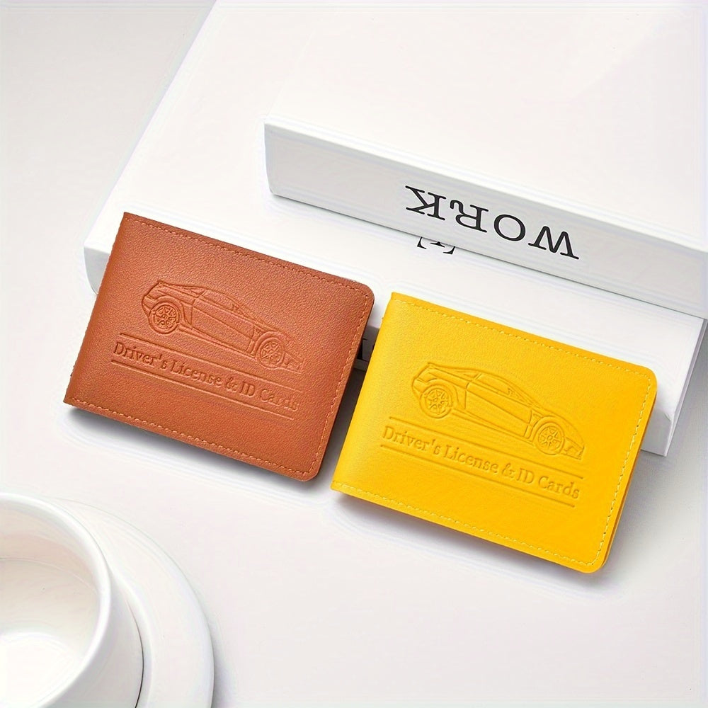 Stylish and lightweight cardholder designed to hold credit cards, driver's licenses, and ID cards for everyday use.