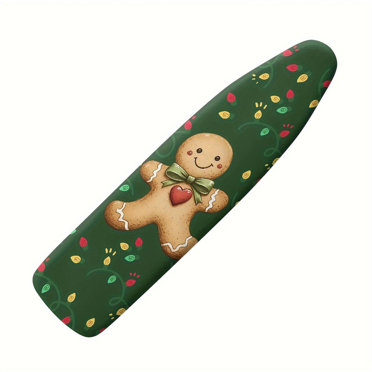 Elastic Christmas-themed ironing board cover fits most sizes and offers festive dust protection for your home decor.