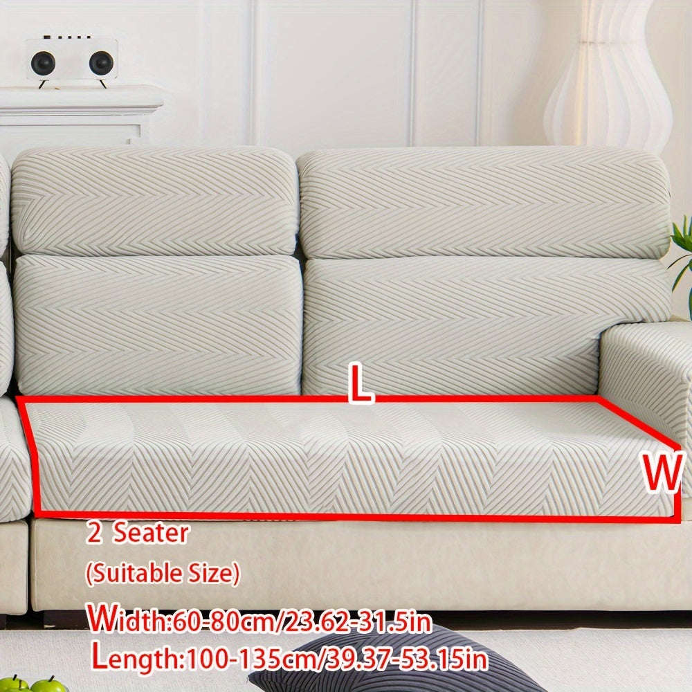 1pc Anti-splash, anti-slip elastic sofa cover for both chic home decor and furniture protection. Sold as single piece.