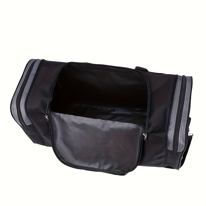 Versatile travel bag for men with large capacity and foldable design, ideal for business trips.