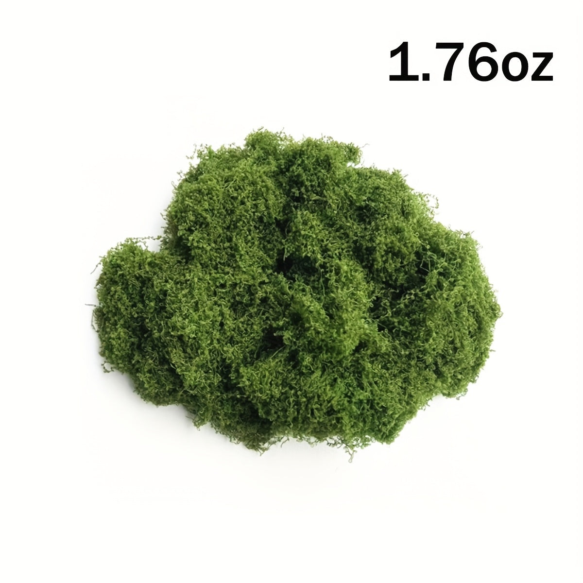 1pc 0.35oz Vibrant Green Artificial Moss for Home Decor and Indoor Greenery in Miniature Landscapes, Potted Plants, and Terrariums