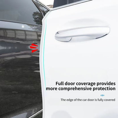 1pc PVC Car Door Edge Guard with Transparent Anti-Collision Strip and Scratch-Resistant Protective Trim for Auto Scratch and Dent Prevention.