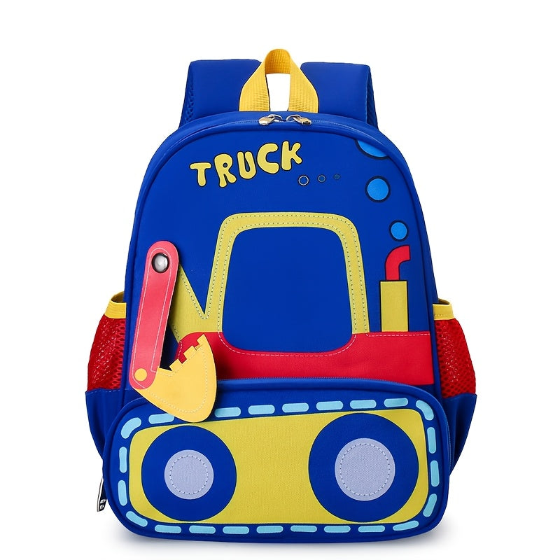 Children's adorable cartoon backpack - Lightweight, waterproof, and stain-resistant with adjustable straps for preschool and kindergarten. ideal for boys and girls aged 6.