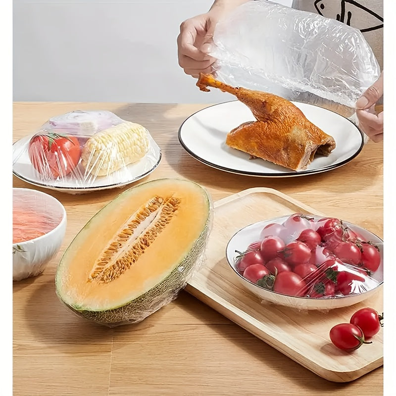 300 pieces of ClearShield Elastic Food Freshness Wraps are now available. These stretchable PS Polystyrene Plate Covers are disposable, odorless, and perfect for multiple uses in the kitchen. Whether at home, in a restaurant, or on a picnic, this cling