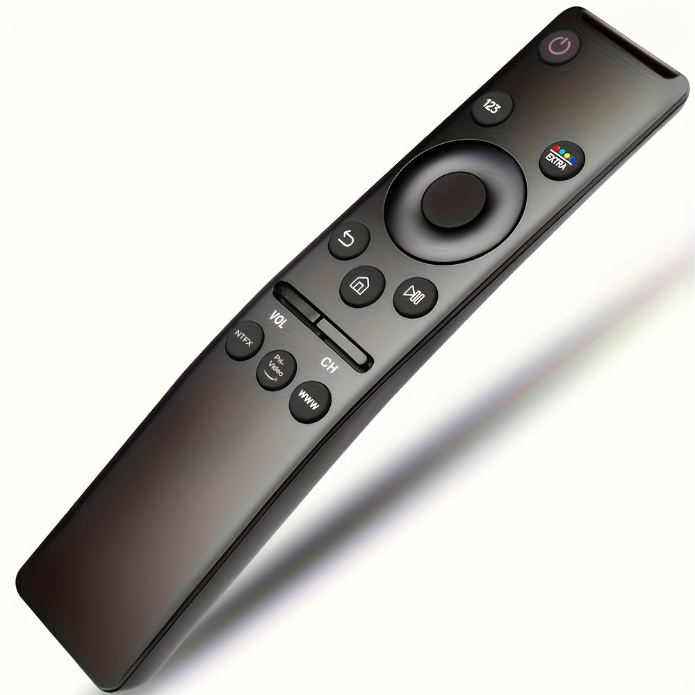 Samsung TVs universal remote control, battery powered, compatible with various TV types - batteries not included.