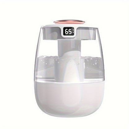 Large mist humidifier with USB power- perfect for bedroom and desk use.