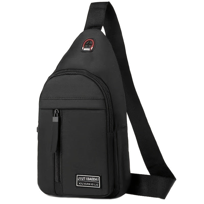 Nylon backpack with tassel detail for teens and adults, ideal for daily commute. Adjustable straps, polyester lined, and zipper closure. Suitable for ages 15+.