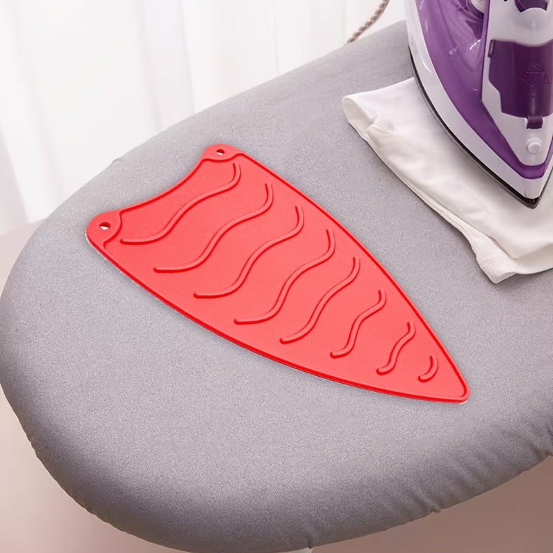 HeatGuard Silicone Ironing Mat - A Non-Electric, Heat Resistant Pad for Iron Placement, Providing Protective Insulation for Hot Buckets and Plates