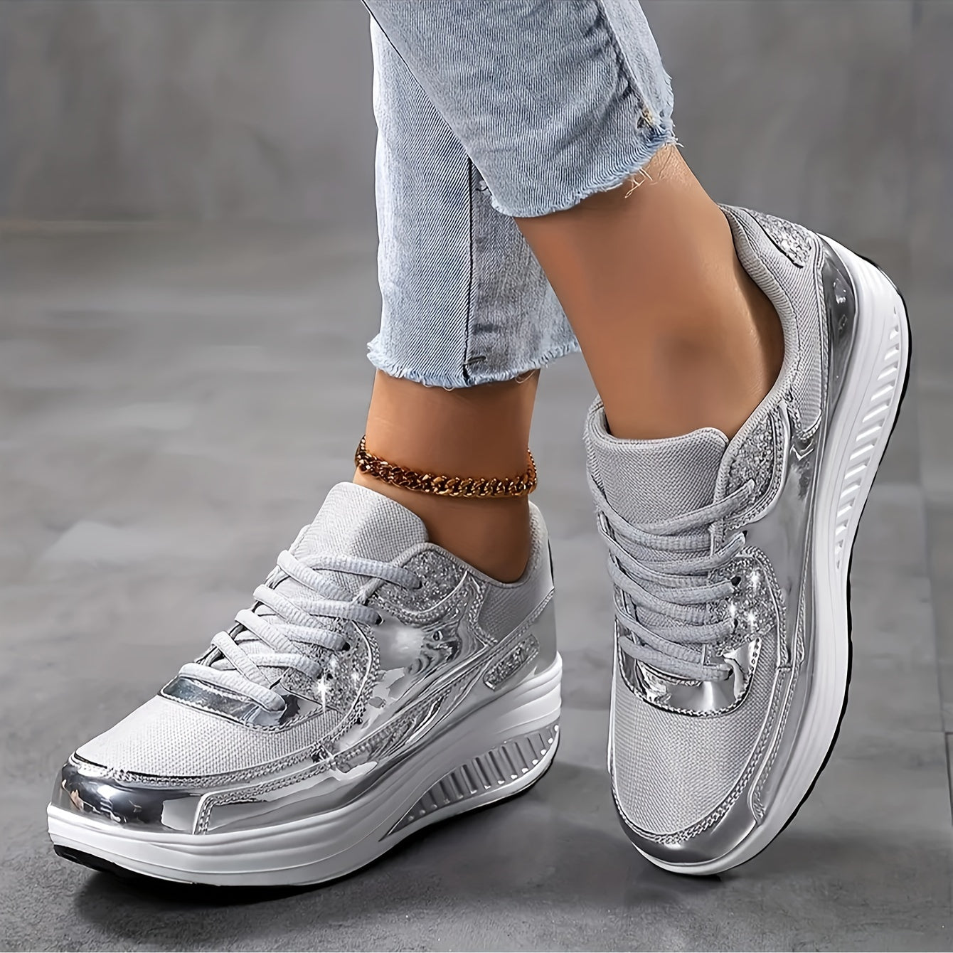 Stylish lightweight walking shoes for women.