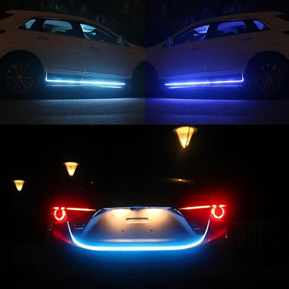 LED Car Hood Decorative Light Strip - Dynamic Flow, Always On, 12V Hardwired