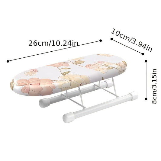 Get the perfect Christmas gift with the 1pc HeatGuard Mini Ironing Board Cover with Pad. Made of PET material, this non-electric cover is heat-resistant and anti-scalding, providing protection for boards measuring 25.98cm x 11.0cm. Featuring a festive