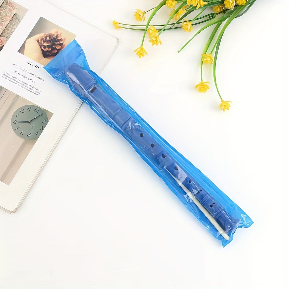 1pc Plastic Flute with 8 holes, versatile music equipment for educational purposes. Comes in multiple colors. Eid Al-Adha Mubarak!