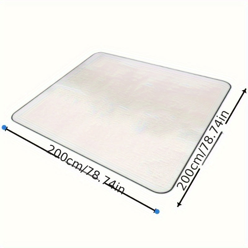 Portable Ultra-Light Aluminum Foil Mat - Waterproof and Moistureproof, Ideal for Outdoor Camping and Picnics