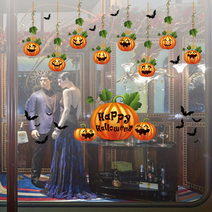 Get in the Halloween spirit with these adorable pumpkin static window stickers! Perfect for adding a festive touch to your party decorations, these double-sided stickers can be easily applied to windows, glass doors, and more. They are suitable for any