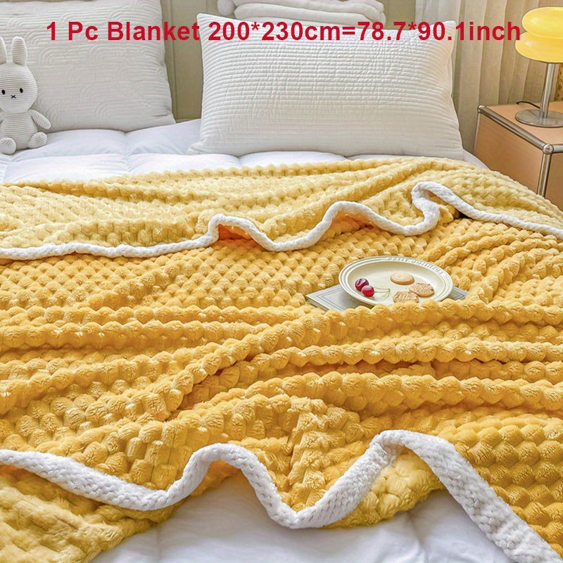 Soft and cozy fleece blanket for couch, sofa, office, bed, camping, and traveling. Perfect birthday or holiday gift for boys, girls, and adults. Great for home decor during the holidays.