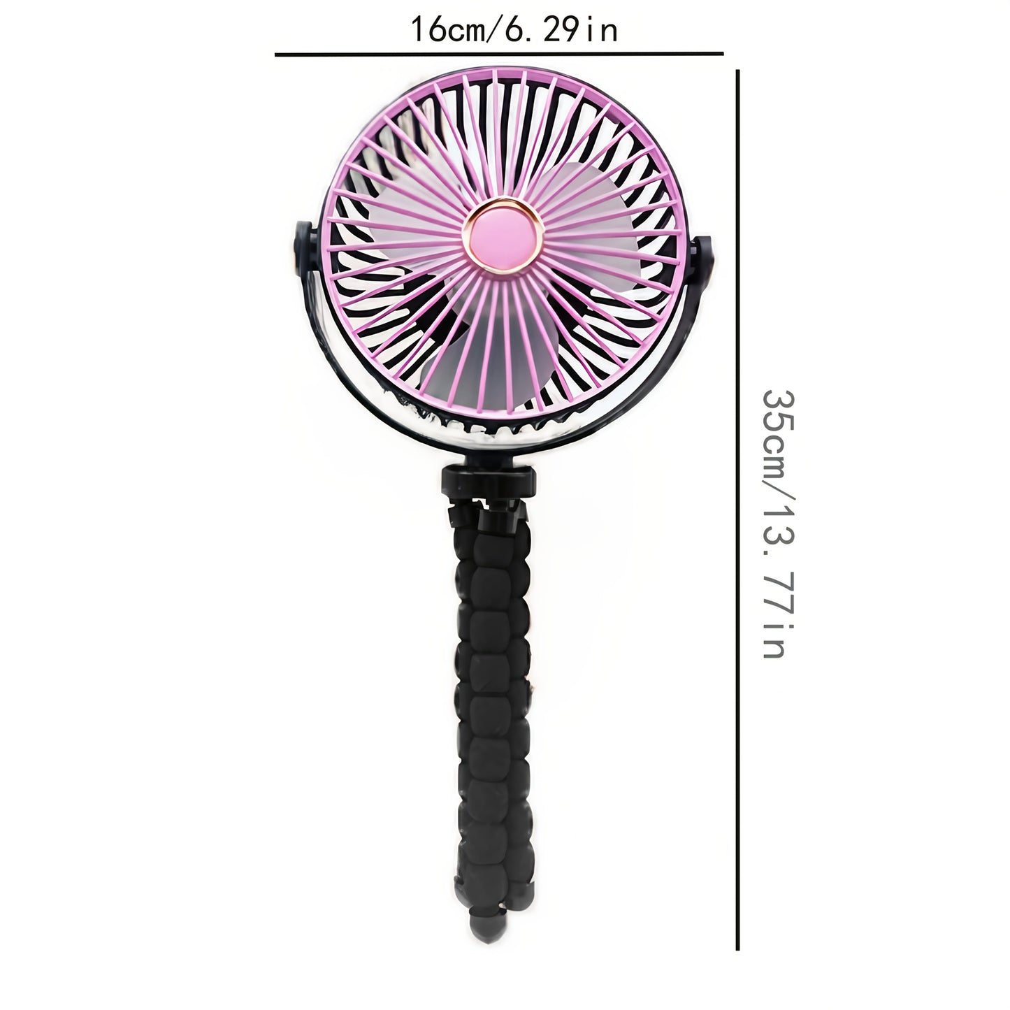 Stay cool on the go with our 1pc Sleek USB Portable Folding Fan. Enjoy 3-speed settings, quiet operation, and durable ABS material. Ideal for both indoor and outdoor travel. Comes with a convenient lanyard for easy carrying. This portable personal fan is