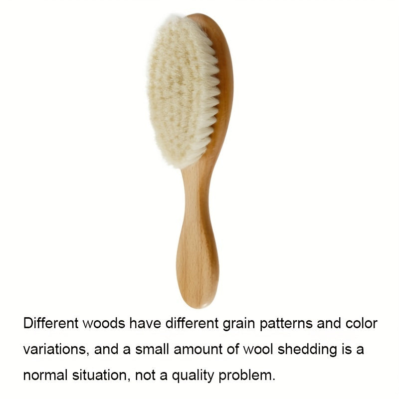 Combining both a wooden brush and soft hair comb, this portable head massager is perfect for a relaxing and cute hair bath experience.