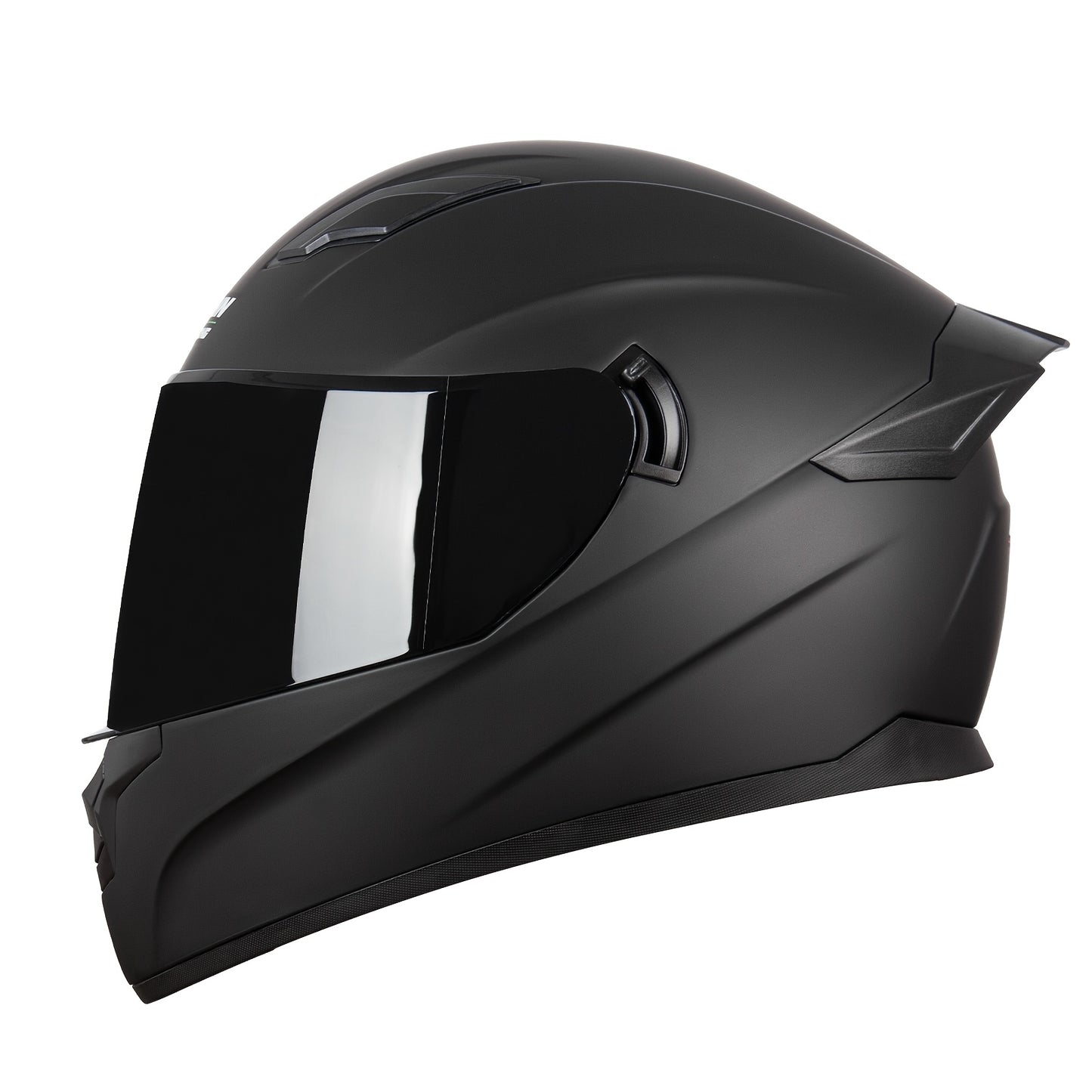 Crownracing Full Face Motorcycle Helmet made of ABS material, easy to clean, perfect for street biking and adults.