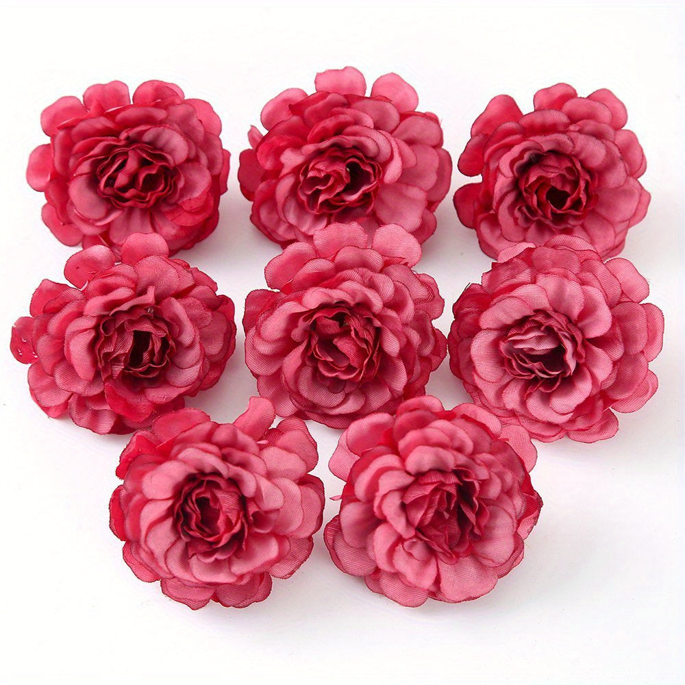 10/20pcs Multi-layer Rose Head Flower - Artificial DIY Wreath Material for Weddings and Home Decor