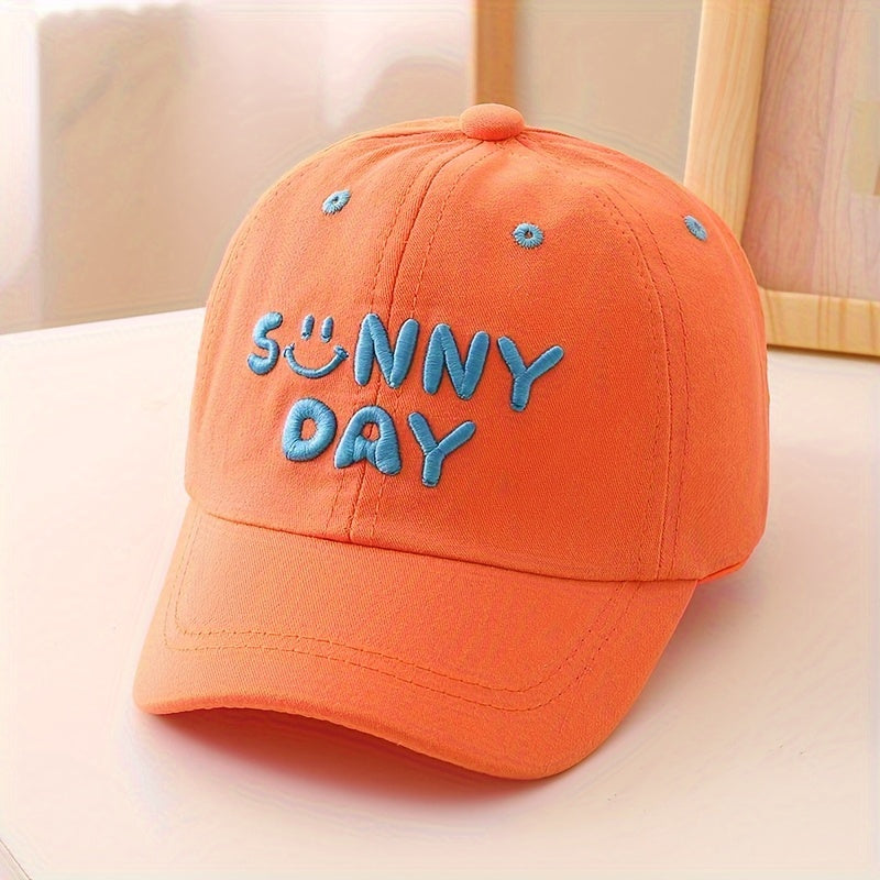 Kids Baseball Cap - 100% Cotton, Adjustable Closure, Hand Washable, Lightweight, Cartoon Theme, Ages 3-14, Perfect for Daily Wear, Birthday Gift