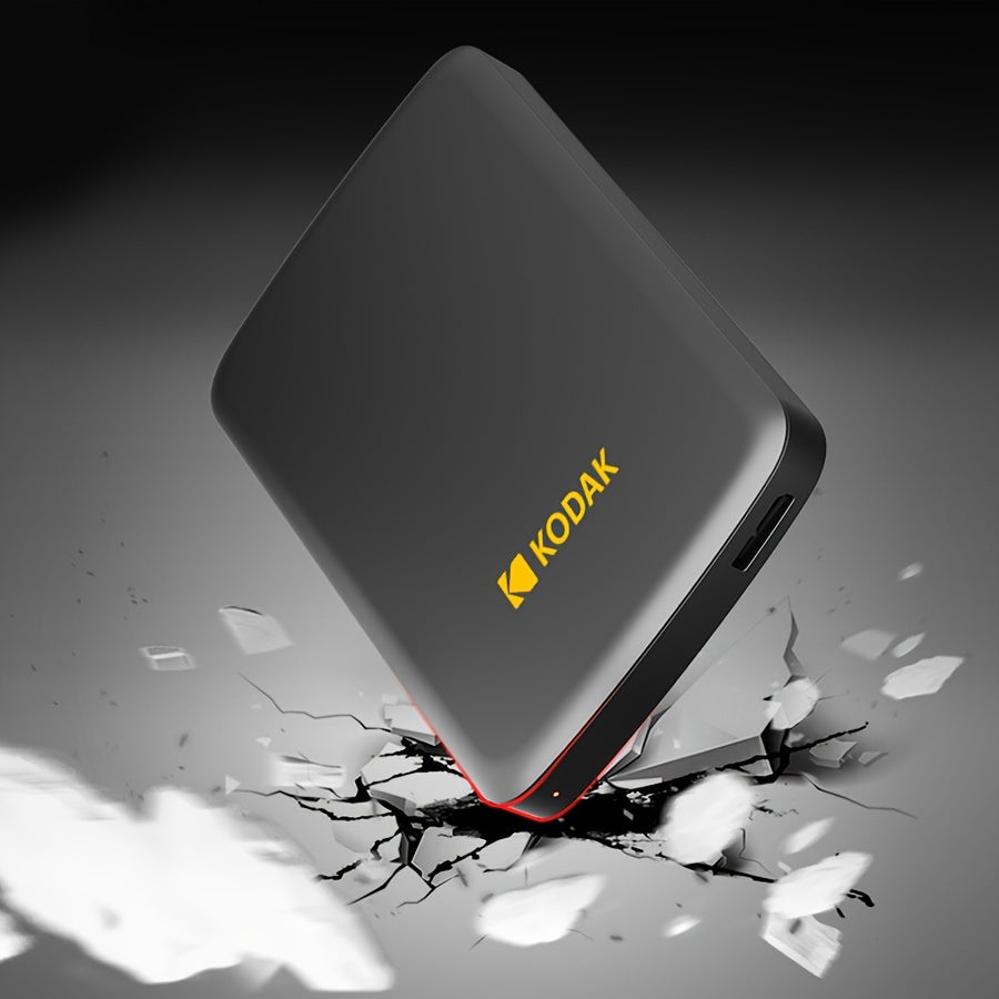 Kodak Portable External Hard Drive P150 - 500GB/1TB USB 3.0 for fast and stable data transfer, ideal for backups and storage, with durable construction and secure backup option.