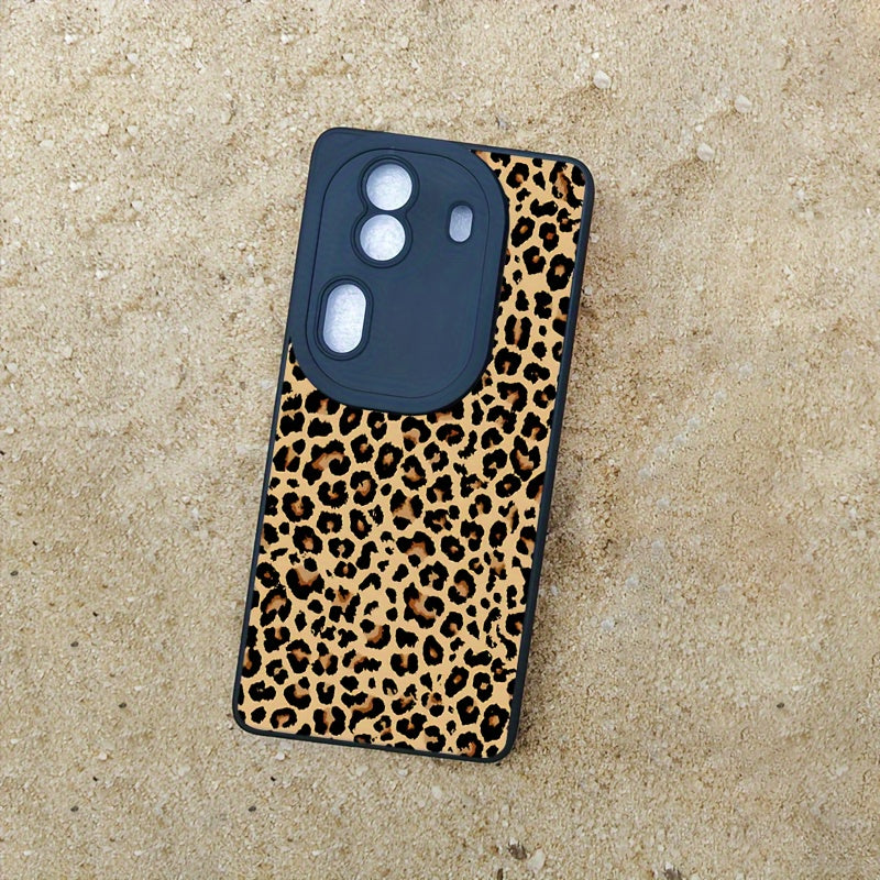 Leopard Print Phone Case for Various Smartphone Models - Soft and Thickened, Anti-fall.