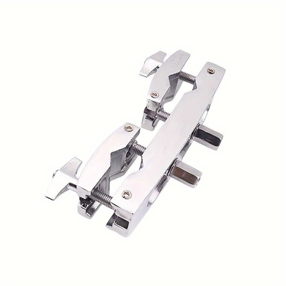 Adjustable drum clamp for quick release mounting of cymbals on stands