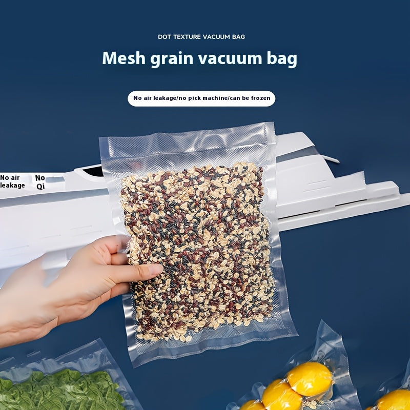 "Patterned Food Packaging uchun Vacuum Sealing Bags, Vacuum Sealing uchun Plastik Sealing Bags, Sealing Machine, Compression Bags, Uyda Fresh-keeping Bags"