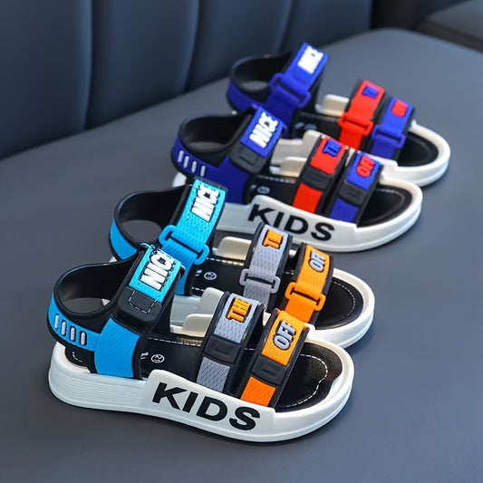 New for 2024, PEYOUR Boys' Summer Sandals feature a stylish design with durable, breathable materials, hook-and-loop closure, non-slip PVC sole, ideal for outdoor fun and everyday wear.