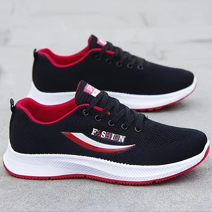 Breathable running sneakers for men with lace-up design, PVC sole, and versatile style; ideal for summer and casual wear.