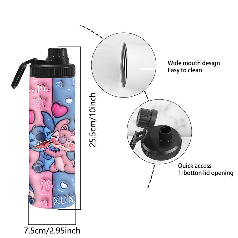 Customizable 20oz stainless steel water bottle with leak-proof insulation. Perfect for hot and cold drinks, ideal for outdoor activities. Great gift for special occasions.