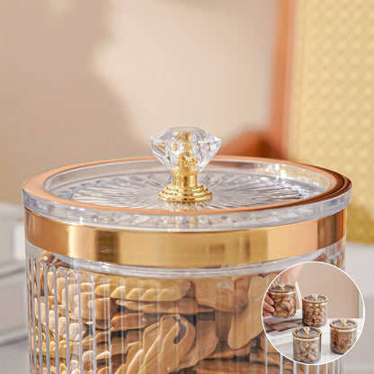 Luxury acrylic sugar jar for parties and celebrations, 7cm/3.9in tall, perfect for table decoration.