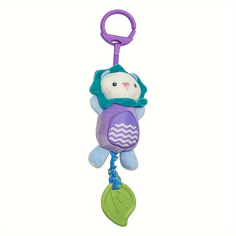 WELLFAR Plush Wind Chime Toy for Kids - Cute Cartoon Animal Bell Pendant, Made of Soft Fabric, Available in Various Colors