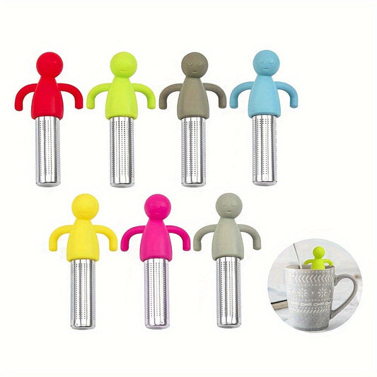 Tea Infuser Set - Includes 2 Cute Fine Mesh Strainers - Stainless Steel Filter Balls - Perfect for Teacups, Teapots, Home, Camping, Restaurant, Office, Parties - Essential Tea Accessories