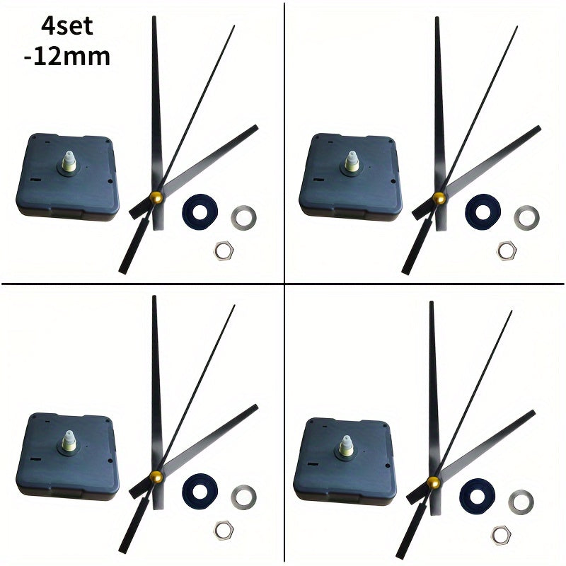 Set of 8 High-Quality Scan Movement and Hands for DIY Cross Stitch Clock