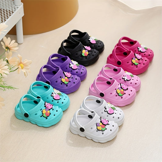 Children's Croc-style EVA slides: lightweight, durable, all-season sandals for ages 14 and under.