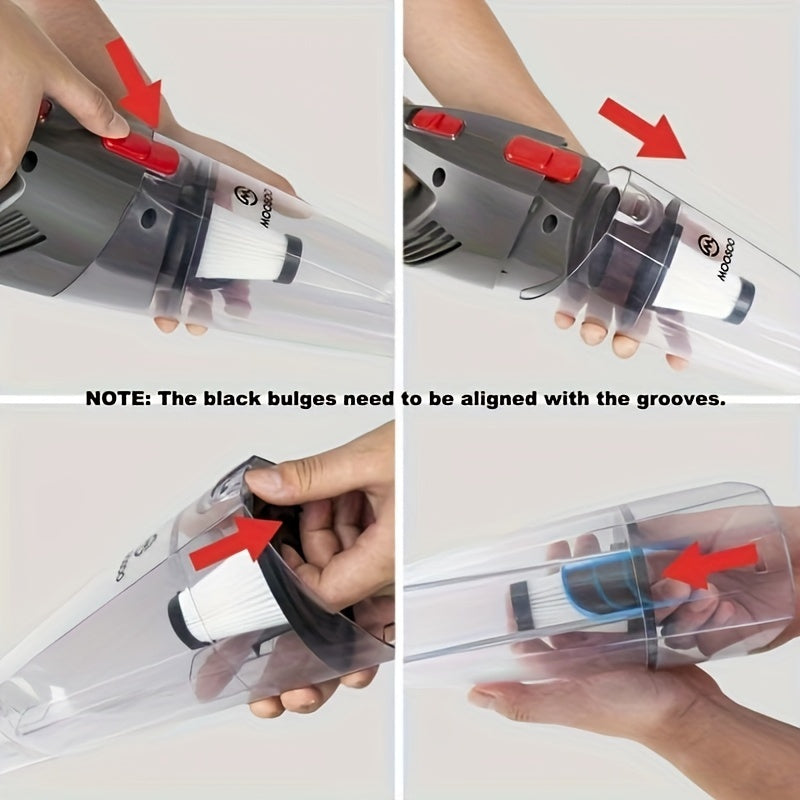 MOOSOO Corded Stick Vacuum with High Suction for Hard Floor Pet Hair.