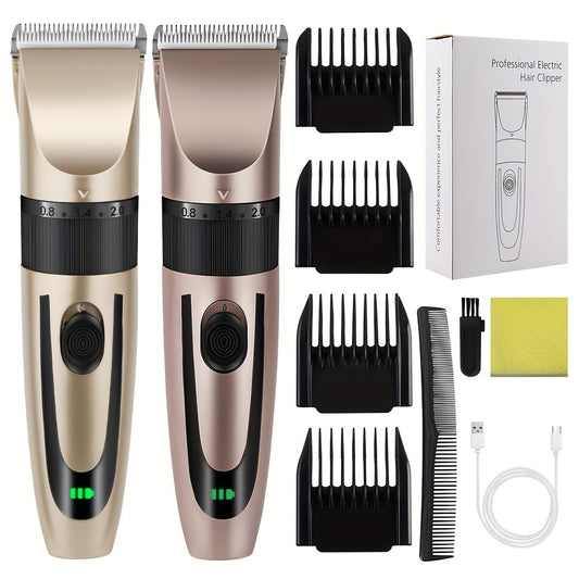 USB rechargeable home electric hair trimmer for professionals.