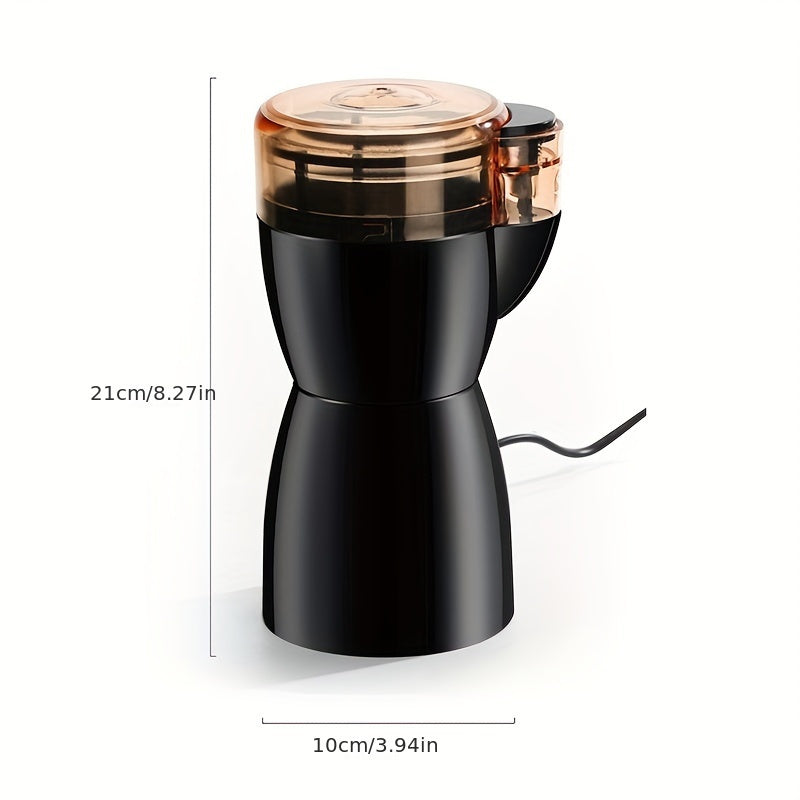 Electric grinder for household use, perfect for finely grinding a variety of grains and miscellaneous grains, Chinese herbal medicine, beans, and coffee.