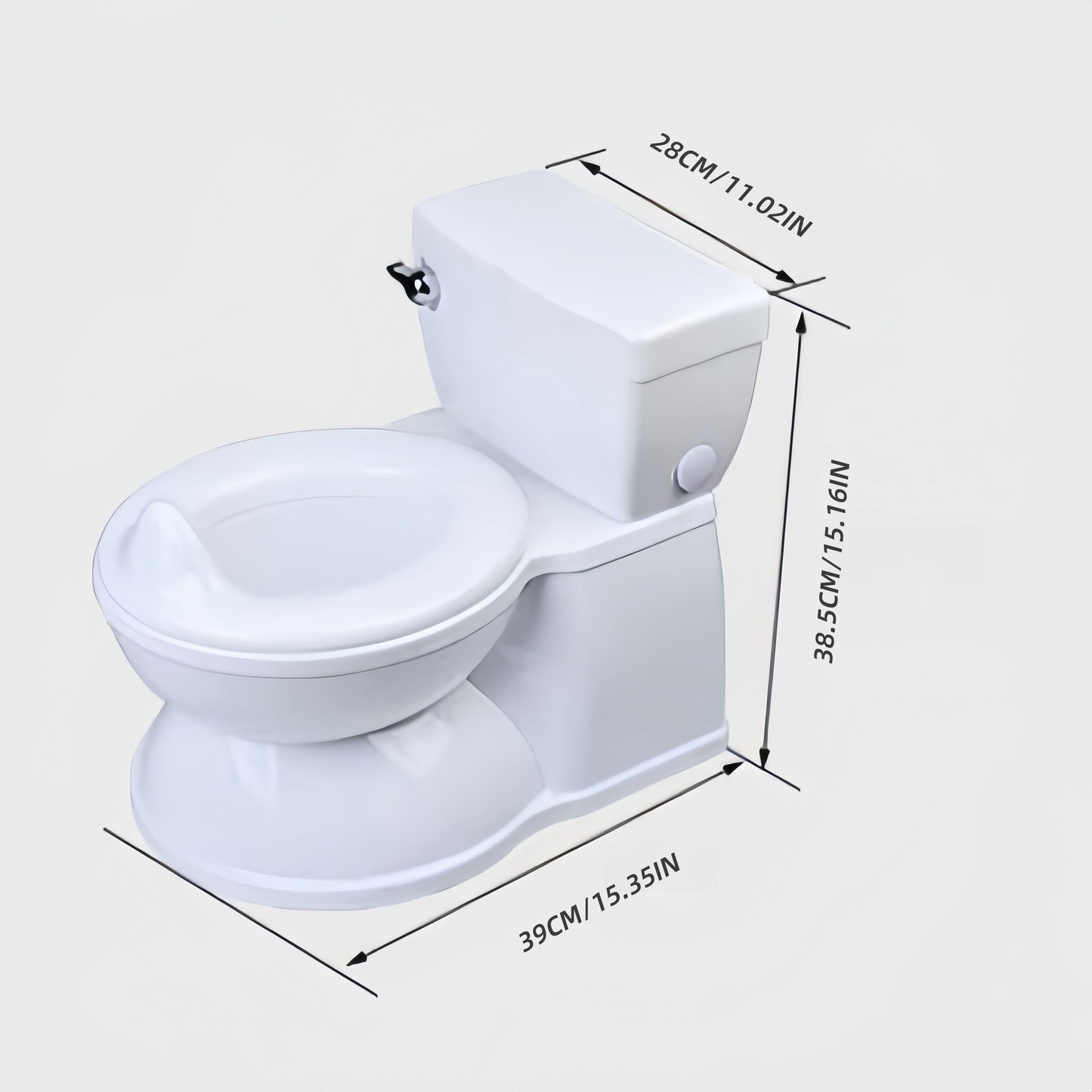 My Size Potty Training Toilet for Kids - Features Flush Sound and Realistic Design to Help Toddlers Gain Independence in the Bathroom - Easy to Clean Plastic Potty Suitable for Ages 0-8 Years.